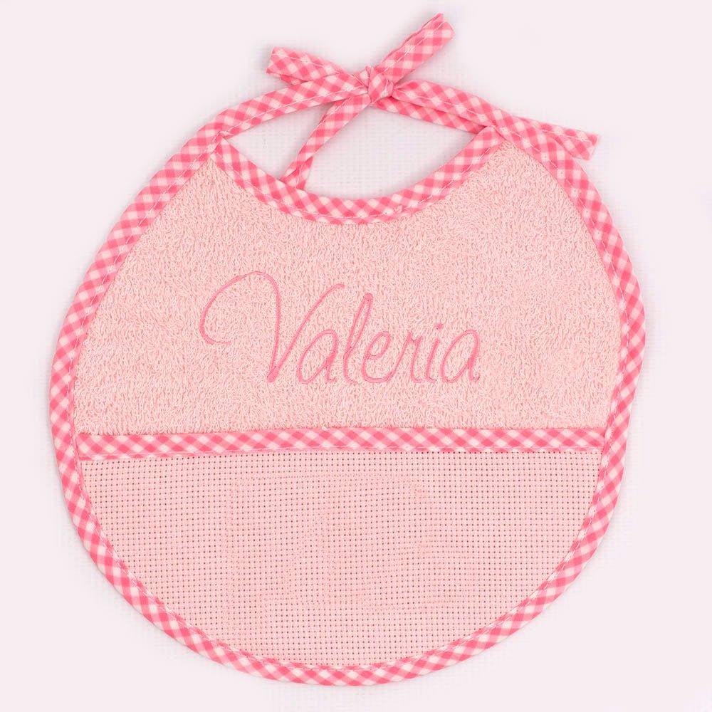 Babero Bebe Personalizado Punto Cruz Nanetes - Nanetes NANETES